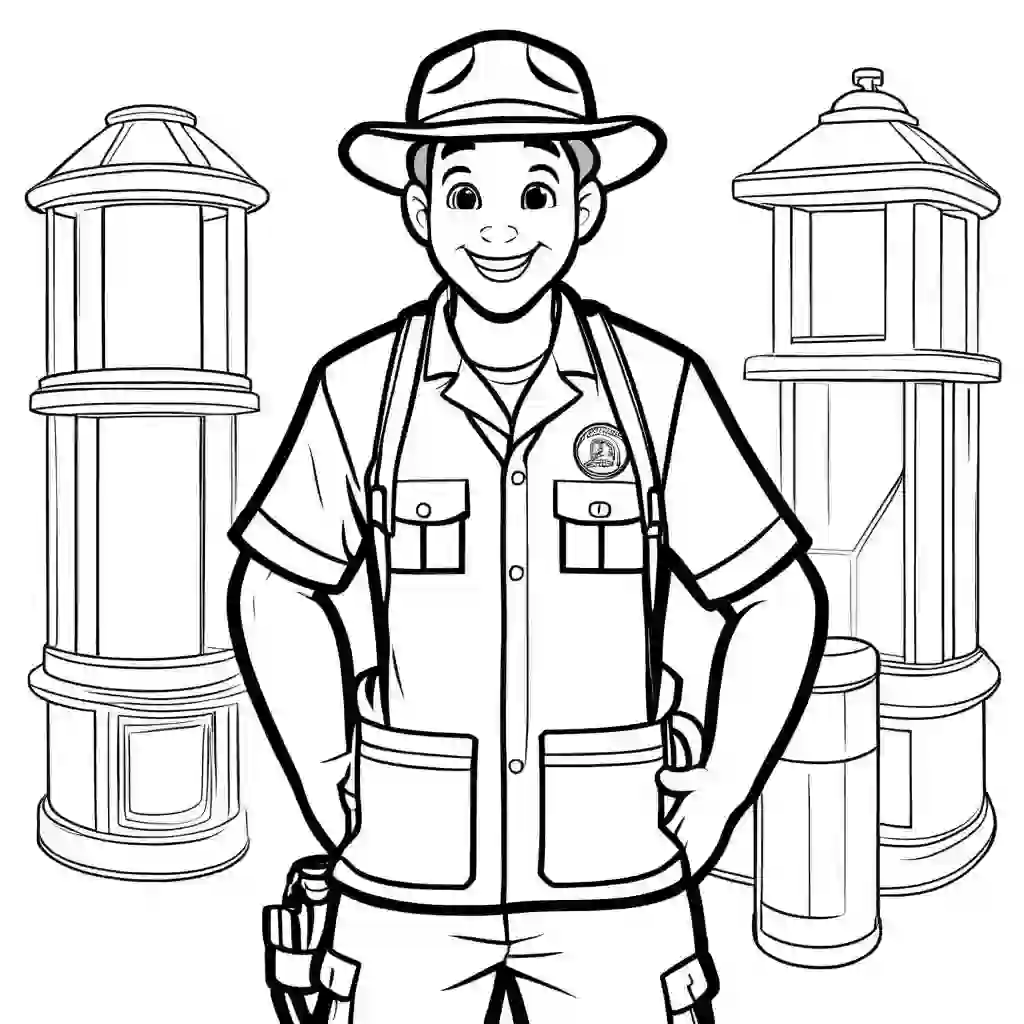 Zookeeper coloring pages